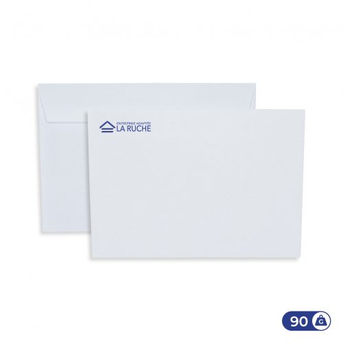 Enveloppes blanches personnalisables 162x229 mm - 80g - sans fenêtre