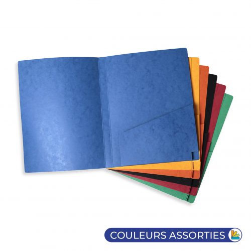 Chemise rigiclass à poche couleurs assorties