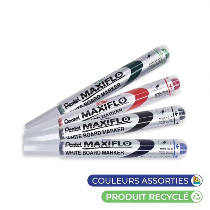 Marqueurs tableau blanc couleurs assorties